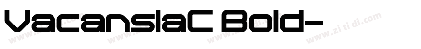 VacansiaC Bold字体转换